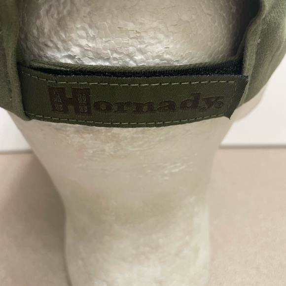 Hornaday Hat Cap Strap Back Fatigue Green Logo Ammunition Outdoor Adult Mens - Picture 5 of 7